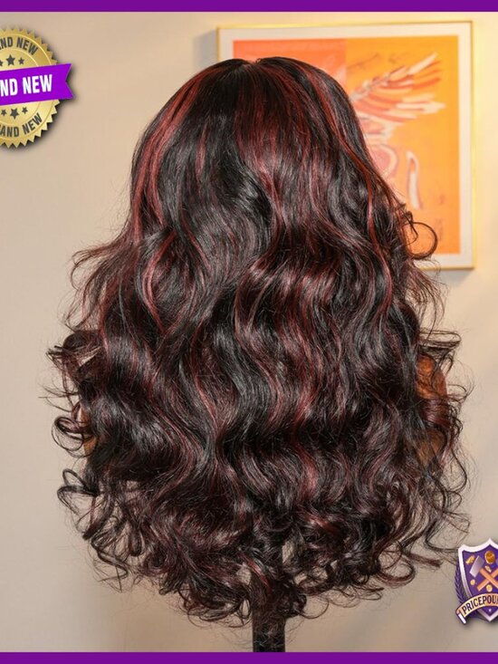 13x4 HD Lace Front Wig Human Hair Glueless Pre Plucked 20 Inch main image 4